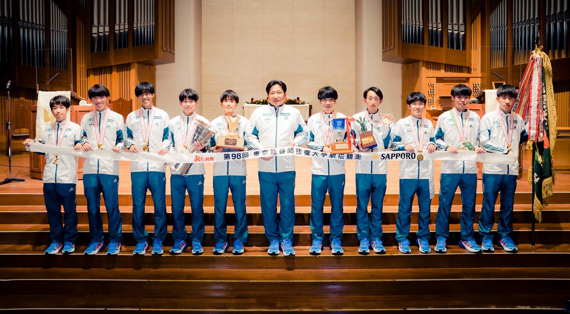 第98回 東京箱根間往復大学駅伝競走 箱根駅伝 大会新記録で総合優勝 青山学院大学